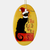 Joyeux Noël Du Chat Noir Keramisch Ornament (Rechts)
