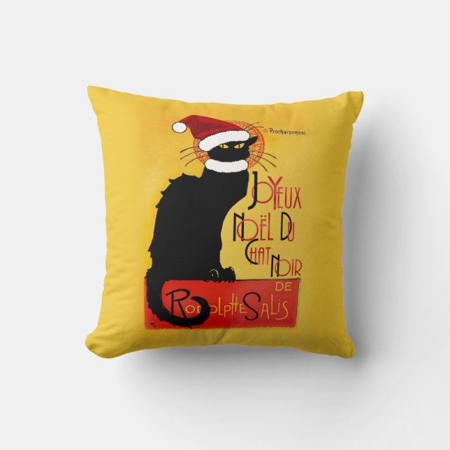 Joyeux Noël Du Chat Noir Kussen (Voorkant)