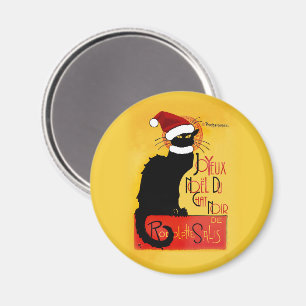 Joyeux Noël Du Chat Noir Magneet