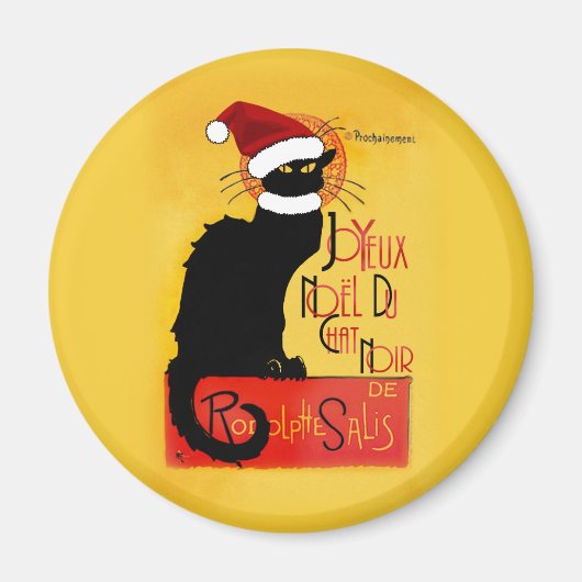 Joyeux Noël Du Chat Noir Magneet (Voorkant)