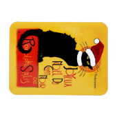 Joyeux Noël Du Chat Noir Magneet (Horizontaal)