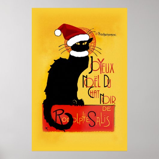 Joyeux Noël Du Chat Noir Poster (Voorkant)