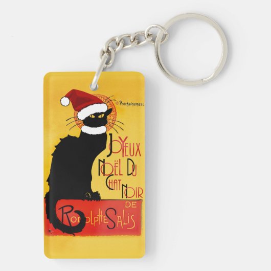 Joyeux Noël Du Chat Noir Sleutelhanger (achterkant)