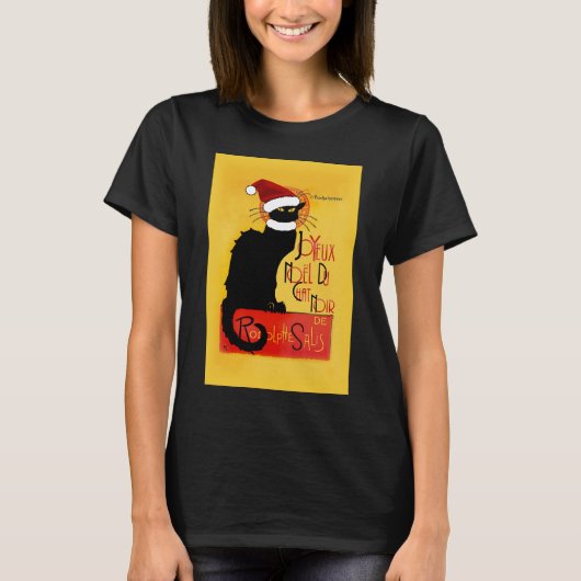 Joyeux Noël Du Chat Noir T-shirt (Voorkant)