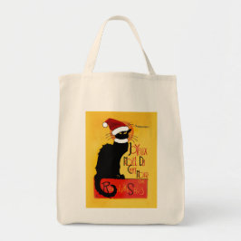 Joyeux Noël Du Chat Noir Tote Bag
