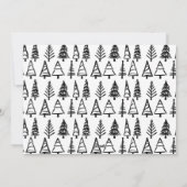 Joyeux Noel eenvoudig script kerst foto Feestdagenkaart (Achterkant)