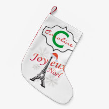 Joyeux Noel Eiffel Tower - Gepersonaliseerd