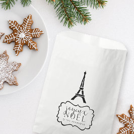 Joyeux Noel | Eiffel Tower Holiday Bedankzakje