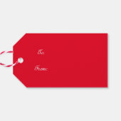 Joyeux Noël et bonne année Française Cadeaulabel (Achterkant Horizontaal)