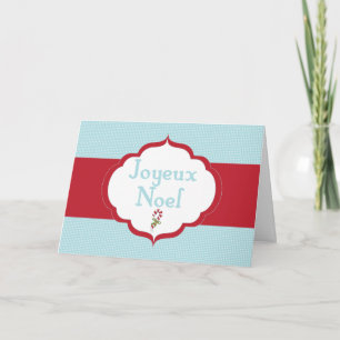 Joyeux Noel Feestdagen Kaart