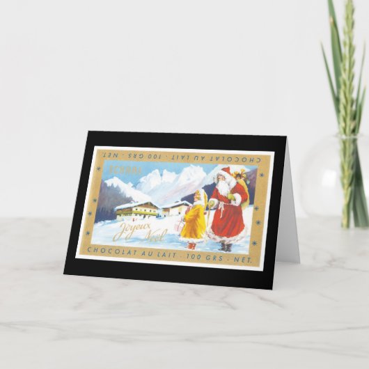 JOYEUX NOEL FEESTDAGEN KAART (Voorkant)