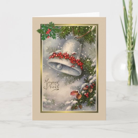 Joyeux Noel Feestdagen Kaart (Voorkant)