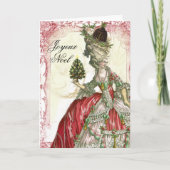Joyeux Noel Feestdagen Kaart (Voorkant)
