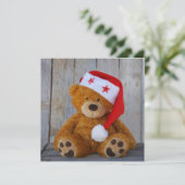 joyeux Noël Feestdagenkaart (Staand voorkant)