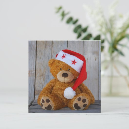 joyeux Noël Feestdagenkaart (Staand voorkant)