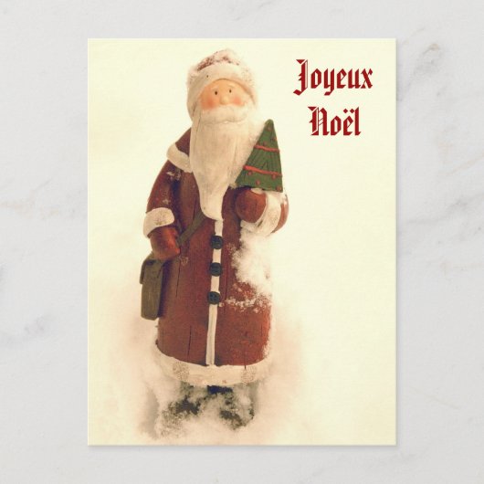 Joyeux Noël Feestdagenkaart (Voorkant)