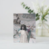 Joyeux Noel Feestdagenkaart (Staand voorkant)