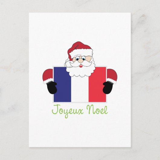Joyeux Noel Feestdagenkaart (Voorkant)