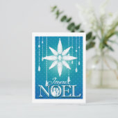 Joyeux Noel Feestdagenkaart (Staand voorkant)