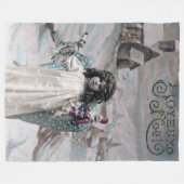 Joyeux Noel Fleece Deken (Voorkant (Horizontaal))