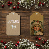Joyeux Noël Folie Gift Label