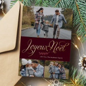 "Joyeux Noel" Fotogalerij van Drie Folie Feestdagenkaart