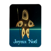 Joyeux Noel - Fractal Inuit Hunter Magneet (Verticaal)