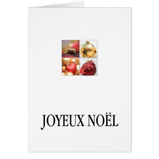 Joyeux Noël - Frans Kerstfeest - Carte de Noël (Voorkant)