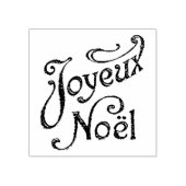 Joyeux Noel Frans Kerstmis Rubberstempel (Afrduk)