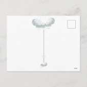 Joyeux Noel Franse Canadese Night Sky Bells Bows Feestdagenkaart (Achterkant)