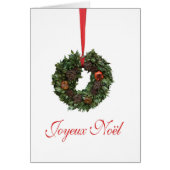 Joyeux Noël Franse kerstkaart (Voorkant)
