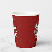 Joyeux Noël Franse kersttekst Papieren Bekers (Links)