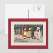 Joyeux Noel Franse Vintage Kerst Briefkaart (Voorkant / Achterkant)