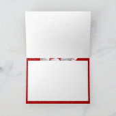 Joyeux Noel French Canadian Kerststerren Bells Feestdagen Kaart (Binnen)