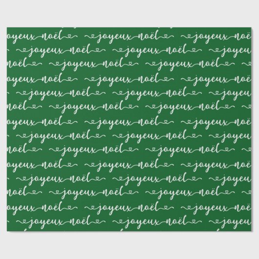 Joyeux Noel French Design Cadeaupapier (Vlak)