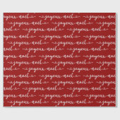 Joyeux Noel French Design Cadeaupapier (Vlak)