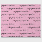 Joyeux Noel French Design Cadeaupapier (Vlak)