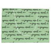 Joyeux Noel French Design Groot Cadeauzakje (Achterkant)