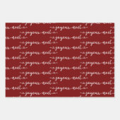 Joyeux Noel French Design  Inpakpapier Vel (Voorkant 2)