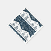 Joyeux Noel French folk blue engel  Servet (Hoek)