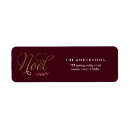 Joyeux Noel French Kerstmis Etiket