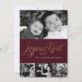 Joyeux Noel French Kerstmis Feestdagenkaart