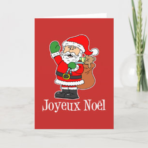 Joyeux Noel French Merry Kerstkerstkerstkerstkerst Feestdagen Kaart