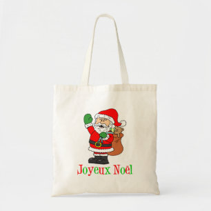 Joyeux Noel French Merry Kerstkerstkerstkerstkerst Tote Bag