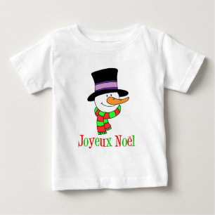 Joyeux Noel French Snowman