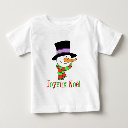 Joyeux Noel French Snowman (Voorkant)