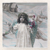 Joyeux Noel Glazen Onderzetter (Voorkant)