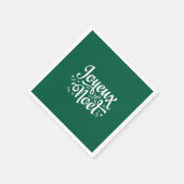 Joyeux Noel Green Servet (Hoek)