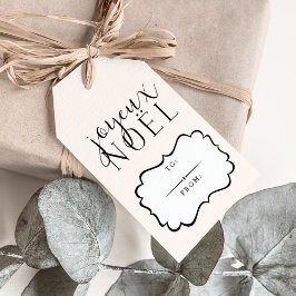 Joyeux Noel Holiday Cadeaulabel