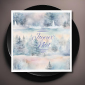 Joyeux Noël in koele tinten Servet